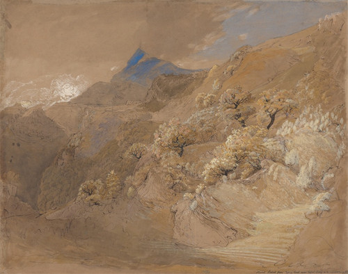 Digital Print - Mount Siabod from Tyn-y-Coed near Capel Curig by Samuel Palmer