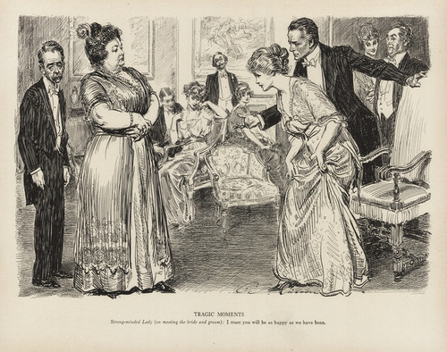 Digital Print - Tragic moments by Charles Dana Gibson