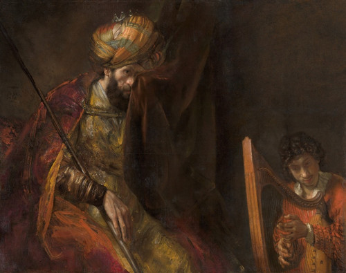 Digital Print - Saul and David by Rembrandt van Rijn