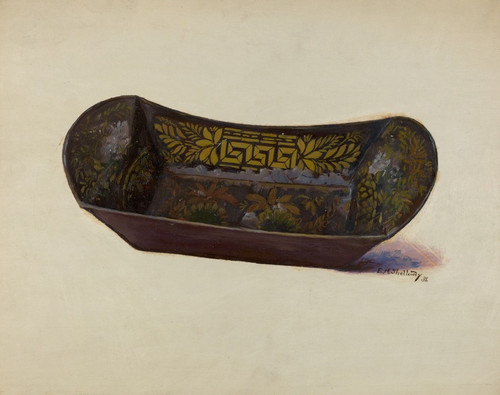 Digital Print - Bread or Apple Tray by Eugene Shellady Digital Print - Bread or Apple Tray by Eugene Shellady