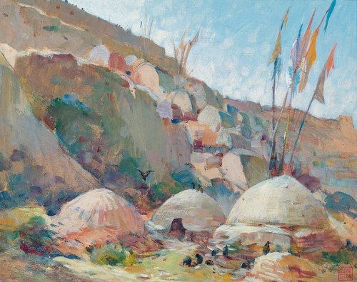 Digital Print - Paysage Chimrique by Alexandre Jacovleff