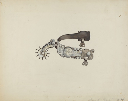 Digital Print - Spur by Eva Fox and Harry Mann Waddell