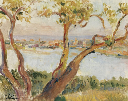 Digital Print - Vue D'antibes by Henri Lebasque