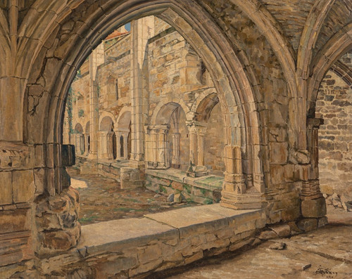 Digital Print - Mais o sont les neiges d'antan (Where are the snows of yesteryear) by Georges Emile Lebacq