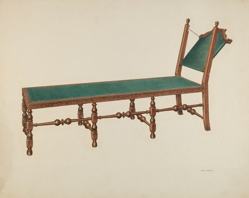 Digital Print - Day Bed by Harry Eisman
