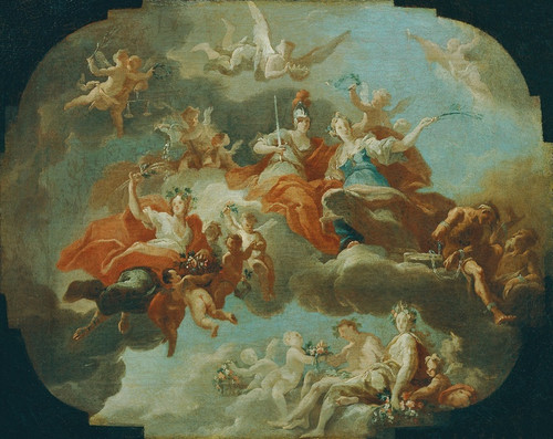 Digital Print - Allegory of Peace and Justice by Carlo Carlone