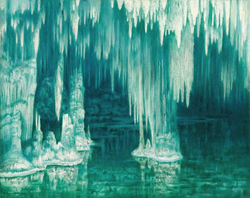 Digital Print - La Grotte Du Drac, Manacor by William Degouve de Nuncques