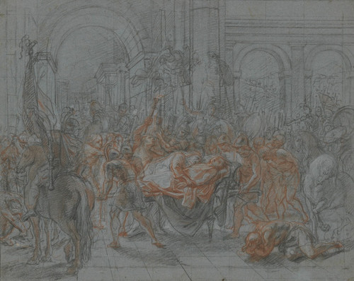 Digital Print - Study for the Funeral of Pallas by Antoine Coypel Digital Print - Study for the Funeral of Pallas by Antoine Coypel