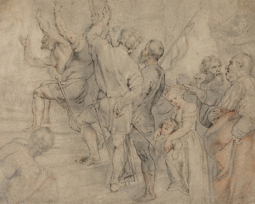 Digital Print - Part of the Crowd at the Ecce Homo by Peter Paul Rubens