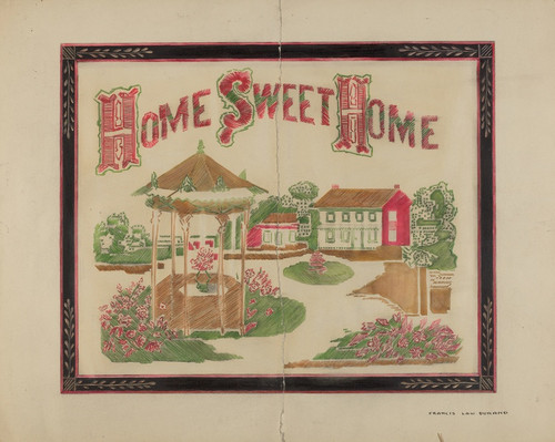 Digital Print - Needlework by Francis Law Durand