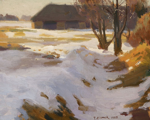 Digital Print - Winter thaw by Teodor Ziomek