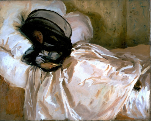 Digital Print - The Mosquito Net by John Singer Sargent