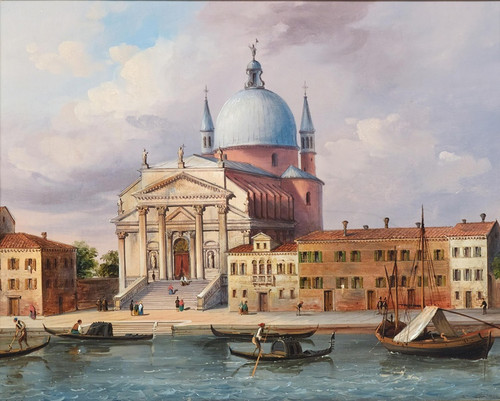 Digital Print - Venice, the Chiesa del Santissimo Redentore by Carlo Grubacs