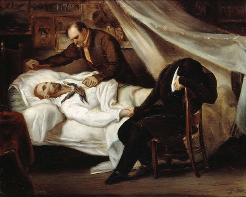 Digital Print - The Death of Gricault by Ary Scheffer