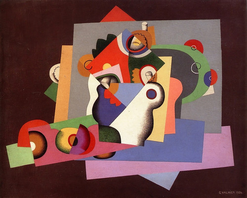 Digital Print - Composition with flowers by Georges Valmier