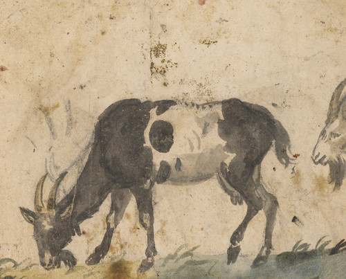Digital Print - Study of Goats by Lucas Cranach the Elder