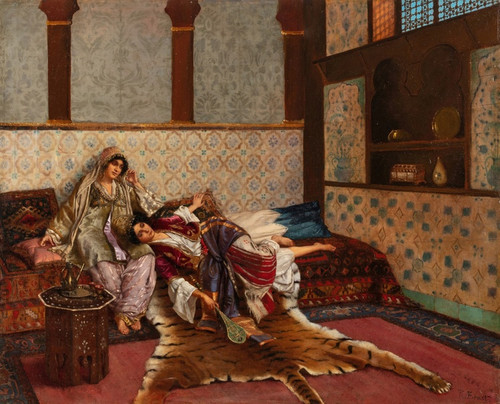Digital Print - Sweet Lullaby by Rudolf Ernst