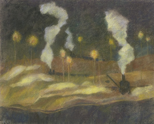 Digital Print - Bauplatz der I. G. Farben by Pauline Kowarzik