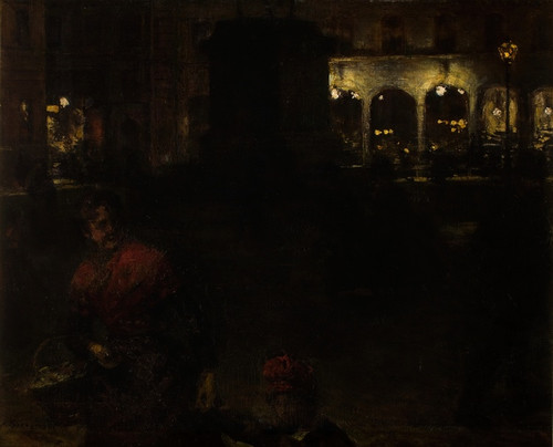 Digital Print - Motif from the Wittelsbachs' Square in Munich by Aleksander Gierymski