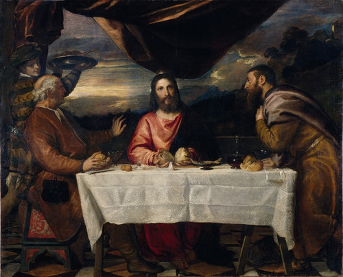 Digital Print - The Supper at Emmaus by Studio of Titian