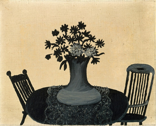 Digital Print - Table and Two Chairs by Horace Pippin