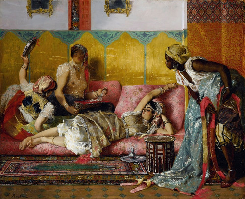 Digital Print - The Favorite Of The Harem by Ferdinand Roybet