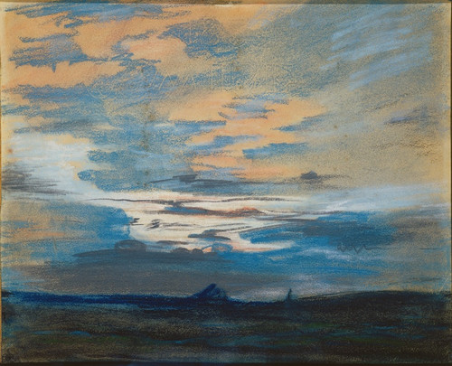 Digital Print - Sunset by Eugne Delacroix