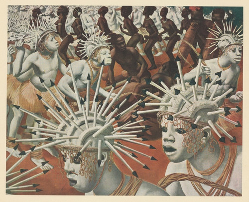 Digital Print - Dessins et peintures d'Afrique pl 18 by Alexandre Jacovleff