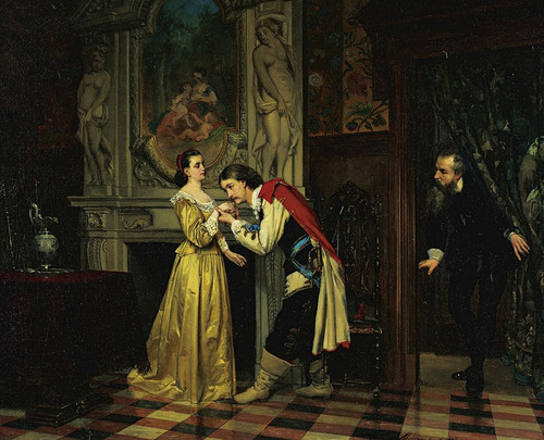 Digital Print - The Courtship by Frans Moormans