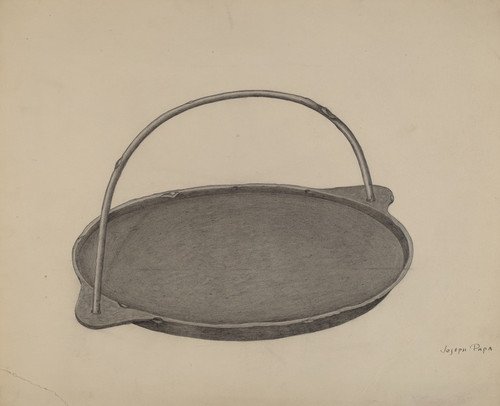 Digital Print - Iron Griddle by Joseph Papa