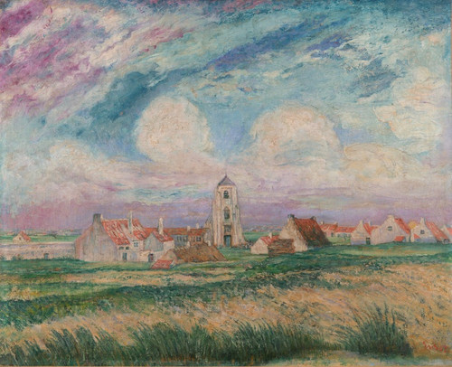 Digital Print - View of Mariakerke by James Ensor