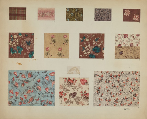 Digital Print - Textiles in Patchwork Quilt by Charlotte Winter