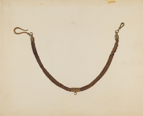 Digital Print - Man's Watch Chain by Irene Lawson