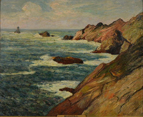 Digital Print - La Pointe du Raz. Les Courants by Maxime Maufra