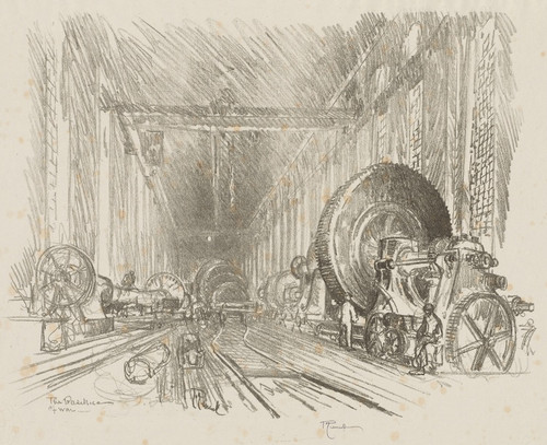 Digital Print - The Basilica of War by Joseph Pennell