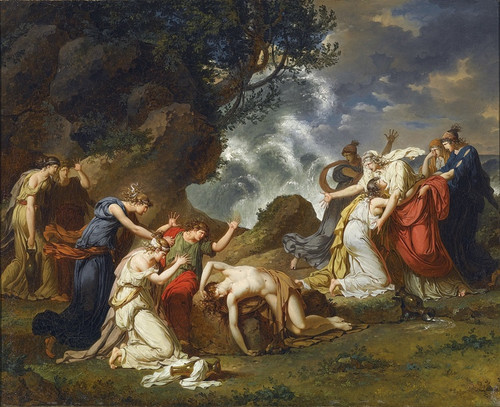 Digital Print - A Scene From Classical Mythology by Charles Meynier Digital Print - A Scene From Classical Mythology by Charles Meynier