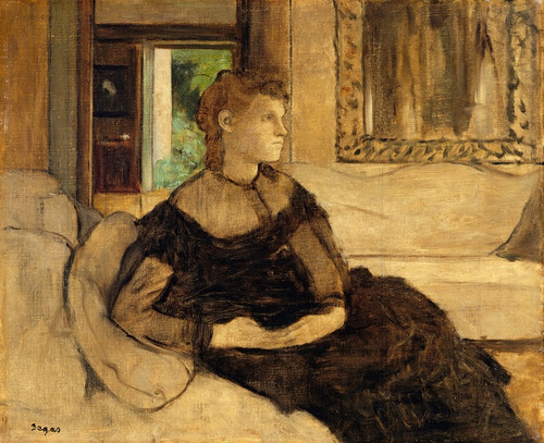 Digital Print - Madame Thodore Gobillard (Yves Morisot, 18381893) by Edgar Degas