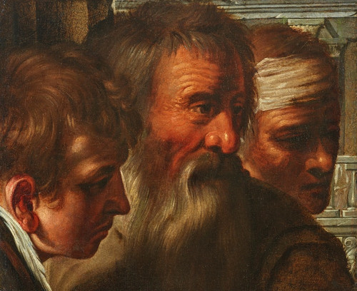 Digital Print - Study of three heads by North Italian School