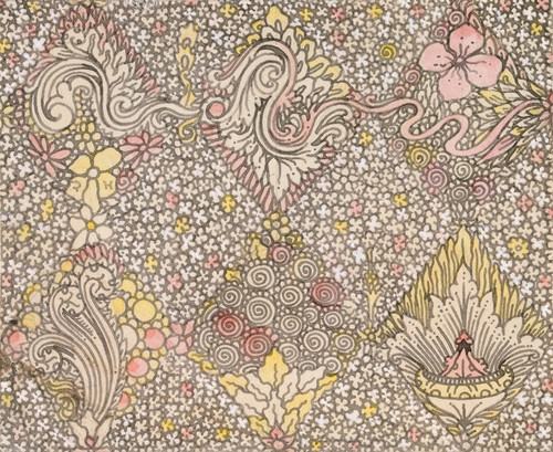 Digital Print - A Floral Textile Design, for Sefton Fabrics, Belfast by Harry Clarke