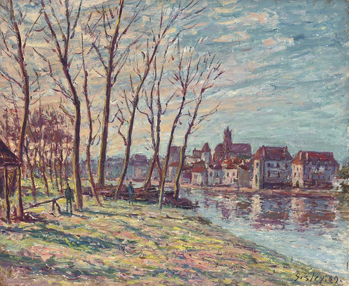 Digital Print - Vue de Moret by Alfred Sisley