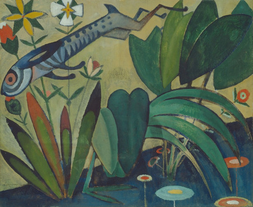 Digital Print - The Leap of the Rabbit by Amadeo de Souza-Cardoso
