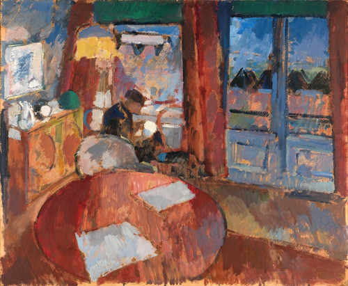 Digital Print - Interior with Embroiderer by Rik Wouters Digital Print - Interior with Embroiderer by Rik Wouters