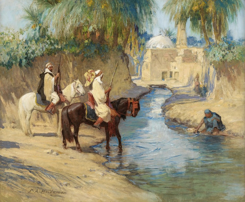 Digital Print - Return From The Hunt by Frederick Arthur Bridgman