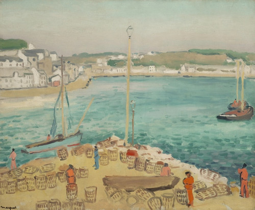 Digital Print - Audierne, les tonneaux by Albert Marquet