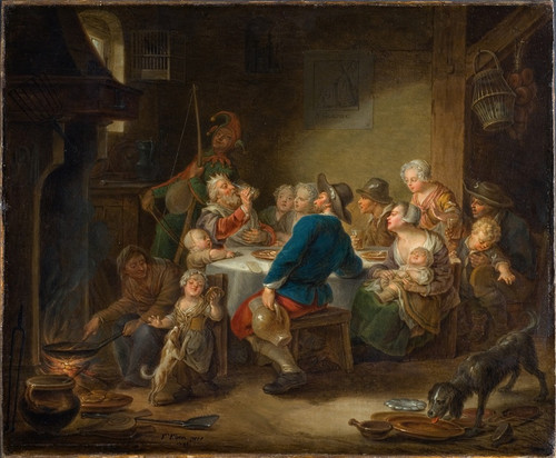 Digital Print - The King Drinking by Franois Eisen