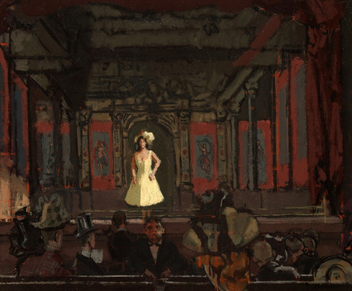 Digital Print - Gattis Hungerford Palace of Varieties. Second Turn of KatieLawrence by Walter Richard Sickert