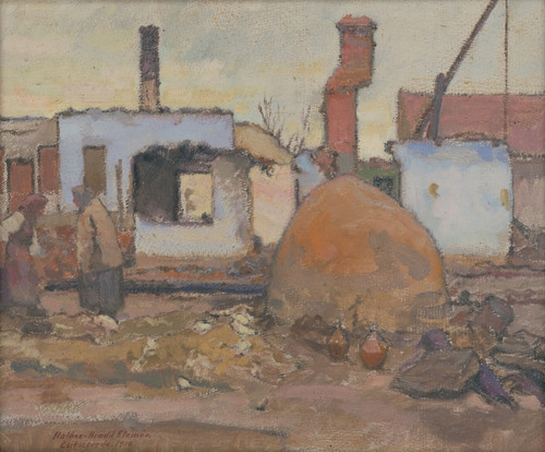 Digital Print - After the Passage of the Front by Elemr Halsz-Hradil