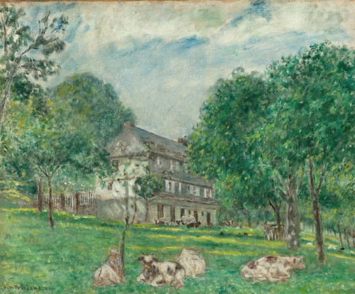 Digital Print - Cows at Noon by Frederick Carl Frieseke