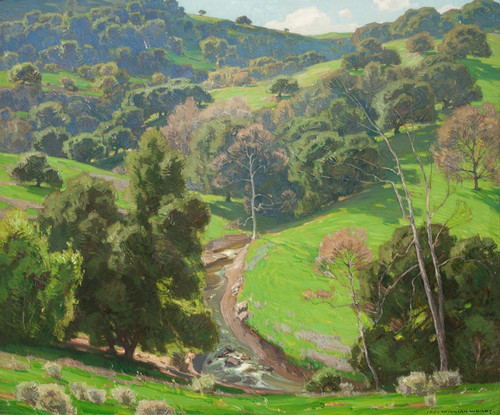 Digital Print - The Mantle of Spring by William Wendt