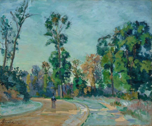 Digital Print - Gele blanche en Ile-de-France by Armand Guillaumin